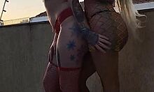 gushi e ski hook up during photos with flashing and kissing 😘