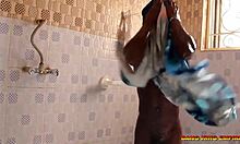 Receptionist In African Hotel After Bathing