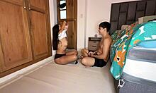 Ingenua latina pierde en mi juego, la follo muy duro en pov