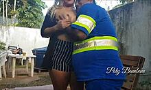 Latina Pays Water Bill with Big Ass in Reality Fetish