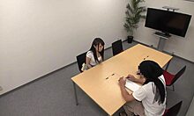 Blonde Slut Deepthroats Friend's Cock Sucking Girlfriend