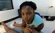 papi i am your very submissive black ebony sloppy head slut toy stick your big cock here let me suck n spit play - jhodez1