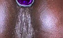 anal plug makes my pussy squirt with ease