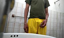 Italian Guy Visits Bathroom In Neighbor's Home