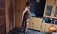 Klaudiaambergirl In Sexy Cat Lingerie Showing Big Natural Tits