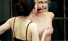 Aaliyah And Ashley, Two Lesbians, Explore Each Other's Hairy Pussies With Tongues