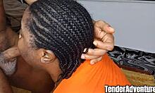 sloppy blowjob ends in doggy creampie