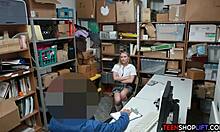 She got caught shoplifting and fucked by security