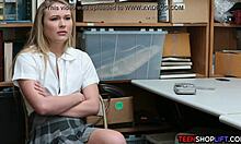 She got caught shoplifting and fucked by security