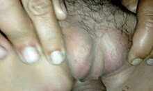 Pretty girl gapes tight pussy with best friend eagerly