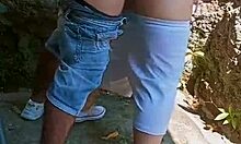 Happy New Year, Horny Teens Fucking Roughly Behind Abandoned House!