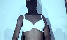 BEAUTIFUL SKINNY AMATEUR MASTURBATES HER NATURAL TITS