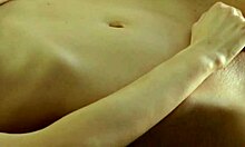 hey check this blonde coed janna o stripping and teasing her shaved pussy 😏