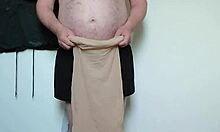 Carmen Tries Nylon For Whole Body