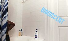 uhh im just strokin this dic real good in the shower off the cloc like always man