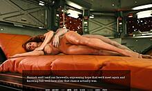 Redhead Translator's Tight Pussy Fucked in Unending Void, Feeling Intense Pleasure.