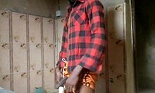 when home alone, i fucked my silicone toy vaginally with my monster cock