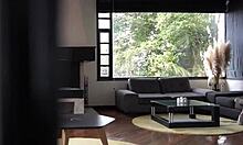 wild latina surrenders to steamy threesome with man and woman