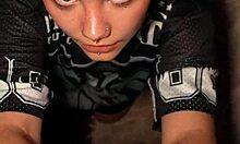 Stepsister and stepbrother realize they are inside a porn movie