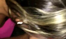 Mature Blonde MILF Sucks Young 18+ Cock In Public