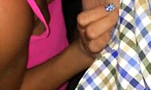 Mature Blonde MILF Sucks Young 18+ Cock In Public