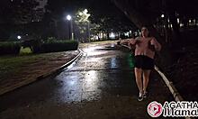 toda molhadinha fucking stranger in rain, just wanted help in sheer and x-red