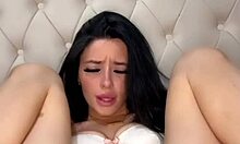 American exchange student enjoys solo play with toys