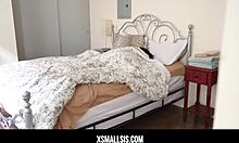 I'm training my nerdy stepsister Aidra Fox to love my cock with handjobs and POV sex