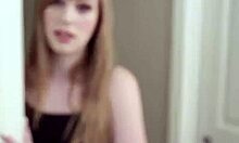 Dolly Leigh pantat digerudi oleh stepbro, menunggang dan menelan