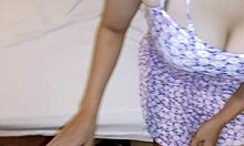 the construction guy followed me to fucked and creampied, using tantaly doll.