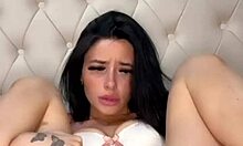 American exchange student enjoys solo play with toys