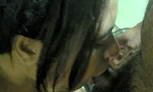 Stepmom with big natural tits squirts massively while getting fucked hard by stepson in bath