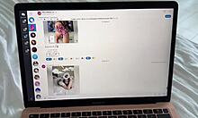 Discovered my stepsister's webcam gig and decided to take a risk by joining in