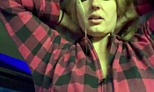 I can't believe it, almost kicked out of gym for wet pussy showing