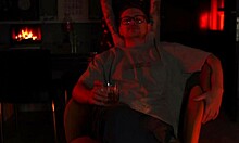 Romantic dinner turns into bent over fucking with my cute teen girl