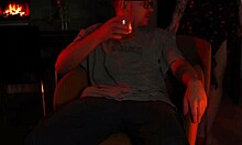 Romantic dinner turns into bent over fucking with my cute teen girl