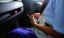 Professor fucks asian pinay student with deepthroat and creampie outdoors.