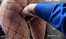 Body Cam Hammers Inked Milf Suspect With Tattoo And Fishnets In Close-Up