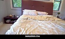 Curious teen Dakota Burns craves more intense fucking from stepbrother's monster cock