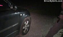 Krystal Swift with Huge Tits Joining Public Dogging Orgy