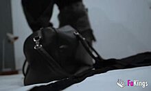 nelia estrada flashes huge tits in madrid