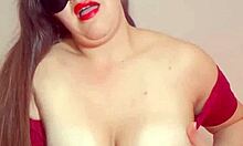 This Mexican stepmom masturbates solo, recording her chubby body for her stepson who loves swingers