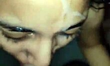 In homemade video, I cum on her face during delicious threesome with petite amateurs