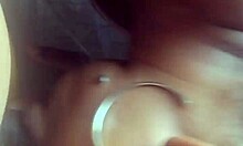 Massage session features teasing licks on black latina's naughty pussy and ass