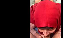 Mia Niqab Shakes Ass Intensely with Dildo in Lingerie