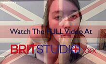 gorgeous british teen sucks cock and plays with cum