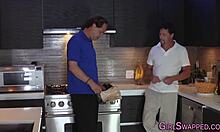 Teens Get Facialized by Old Man