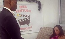 Security Guard Fucks Sexy Latina Ines Ventura in Interracial Amateur Scene