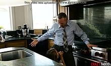 Perverted teen 18+ Jill Kassidy swallows stepdad's dick and seduces guy.