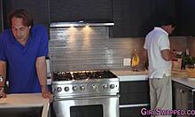 Teens Get Facialized by Old Man